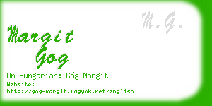 margit gog business card
